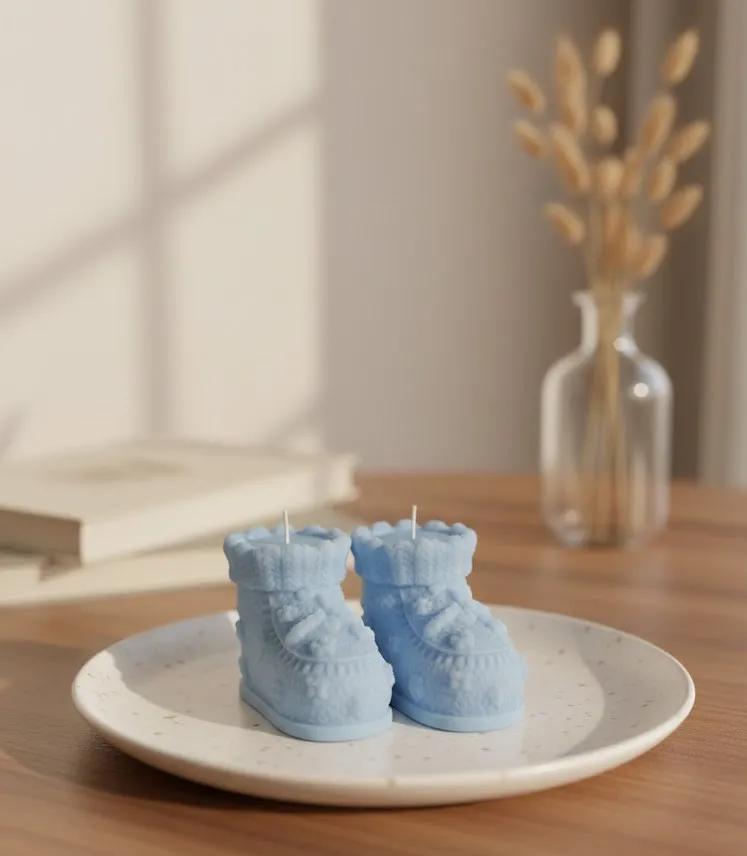 Baby Children's Shoes Candle