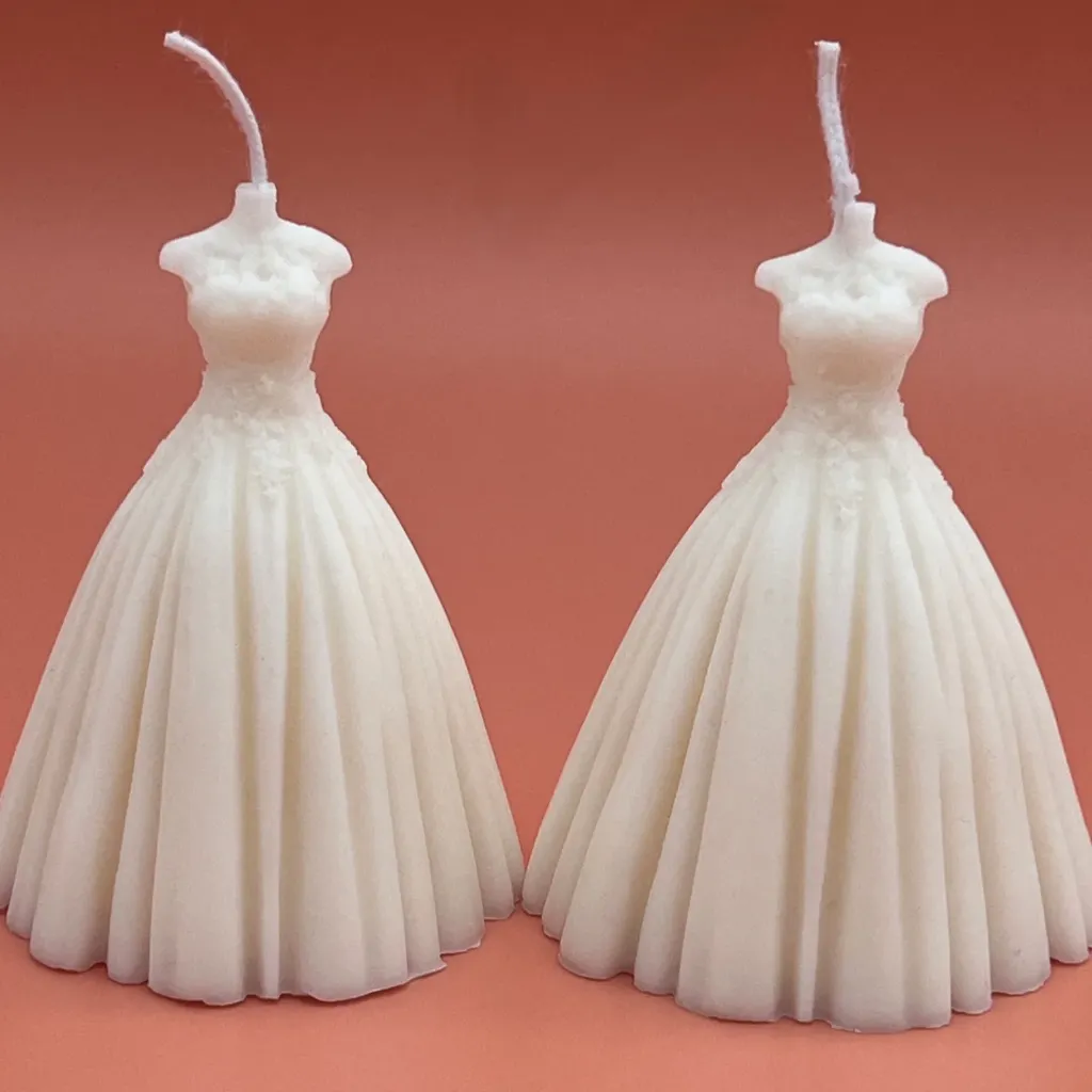 Bride Dress Candle
