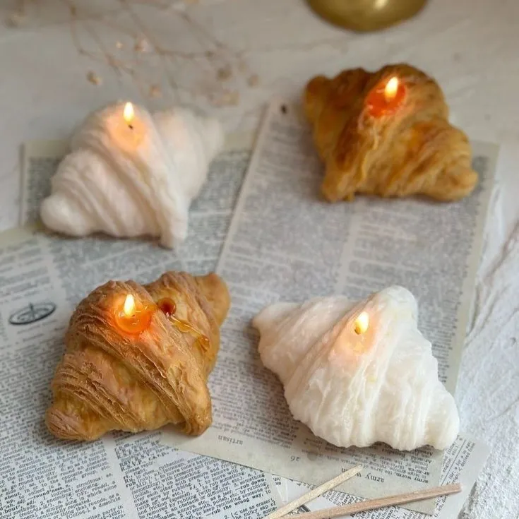 Croissant Candle
