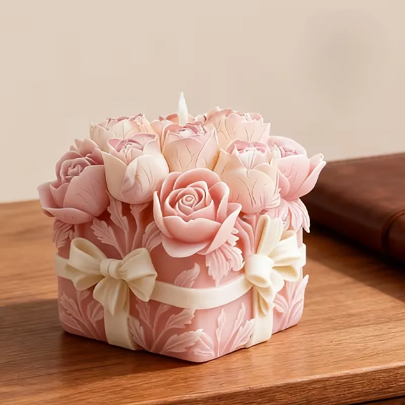 Romantic Bouquet Gift Box Candle