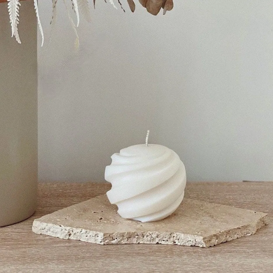 Spiral Ball Candle